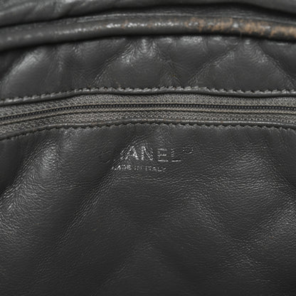 Chanel Aged Calfskin Quilted Large Reissue Camera Case Grey 6 of 12