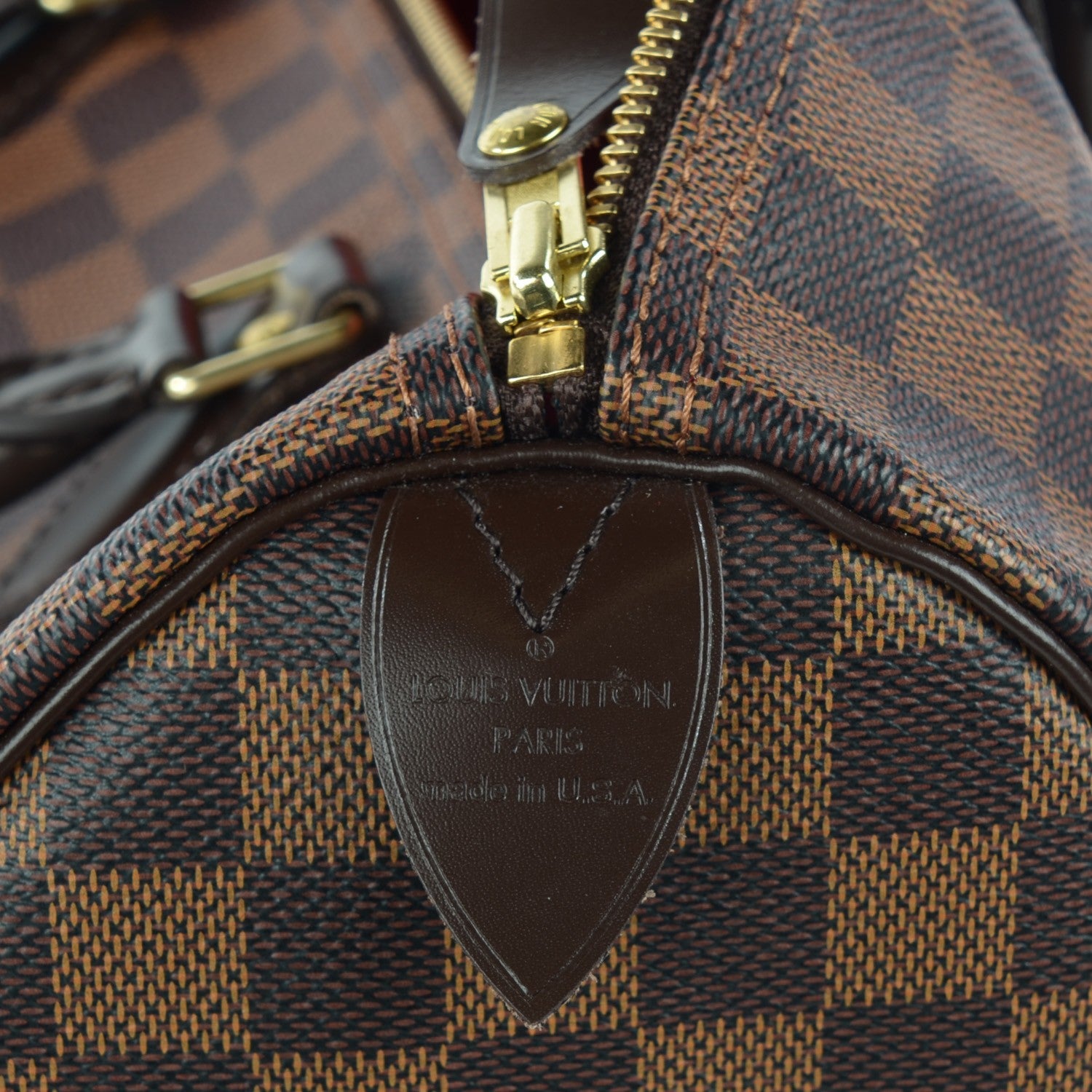 Louis Vuitton Damier Ebene Speedy 35 6 of 7