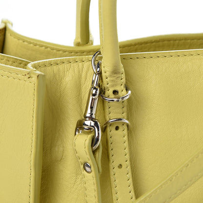 Balenciaga Calfskin Papier Mini A4 Jaune Poussin 10 of 16
