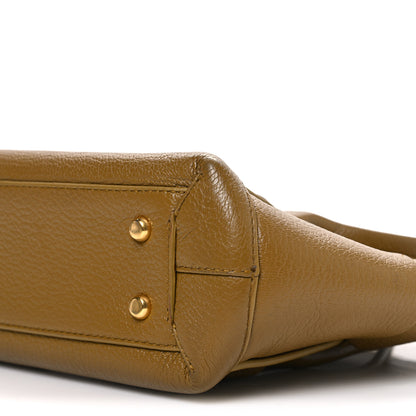 Bottega Veneta Grained Calfskin Maxi Intrecciato Small Arco Moutarde 11 of 13