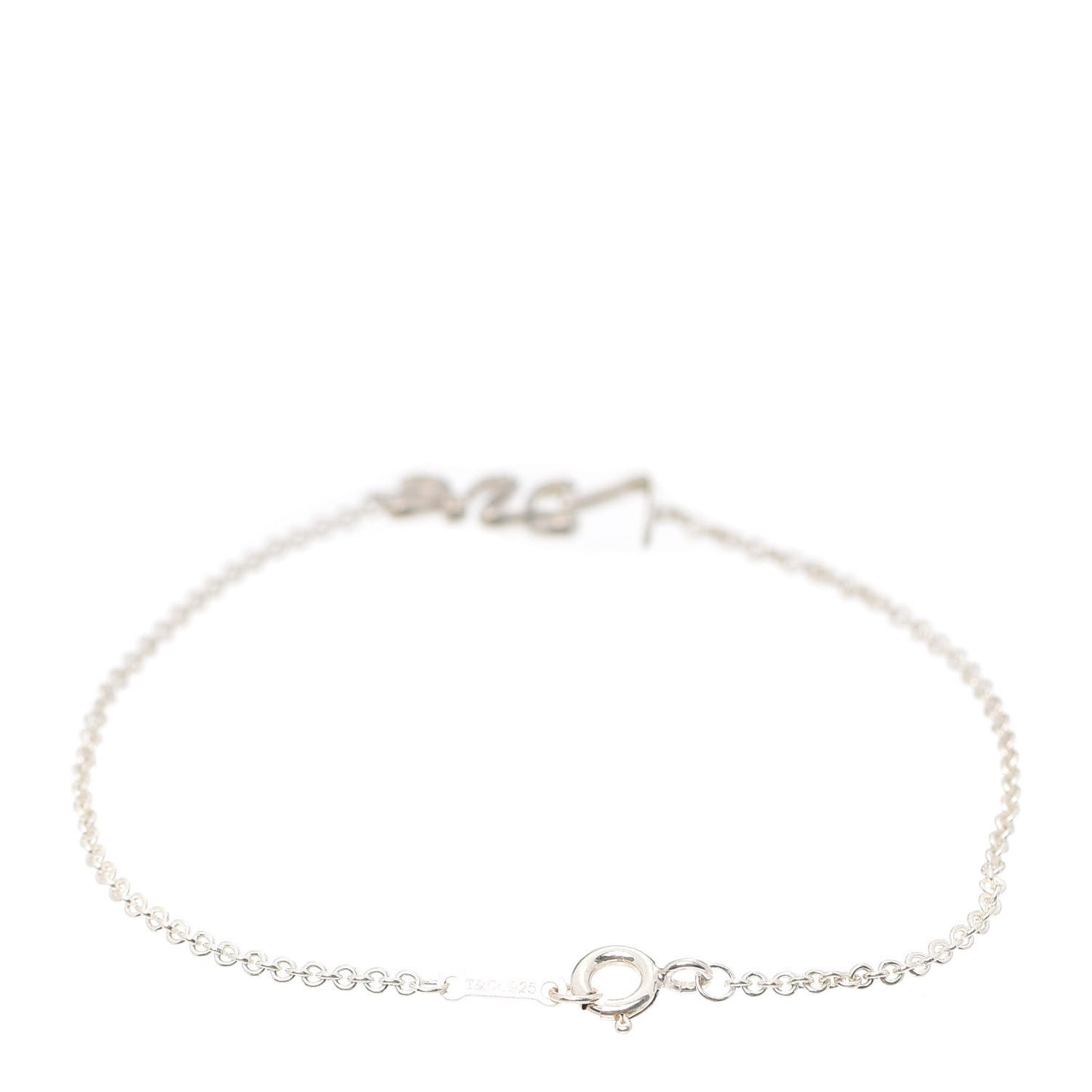 Sterling Silver Graffiti Love Bracelet