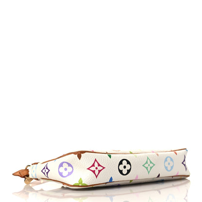 Louis Vuitton Monogram Multicolor Pochette Accessories White 4 of 8
