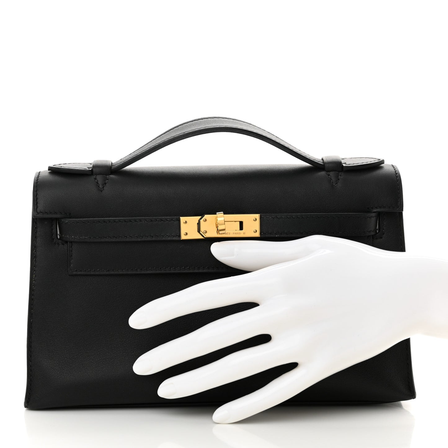 Swift Kelly Pochette Clutch Black