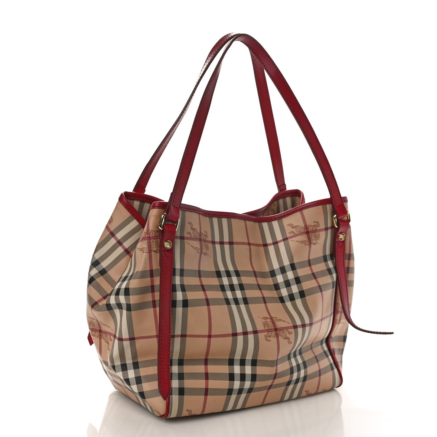 Haymarket Check Small Canterbury Tote Red