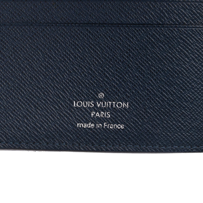 Louis Vuitton Taiga Amerigo NM Wallet Blue Marine 5 of 6