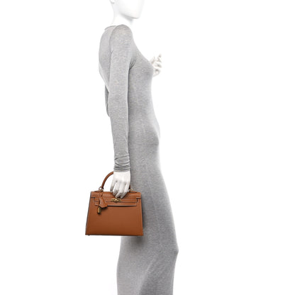 Hermes Epsom Kelly Sellier 25 Gold 2 of 11