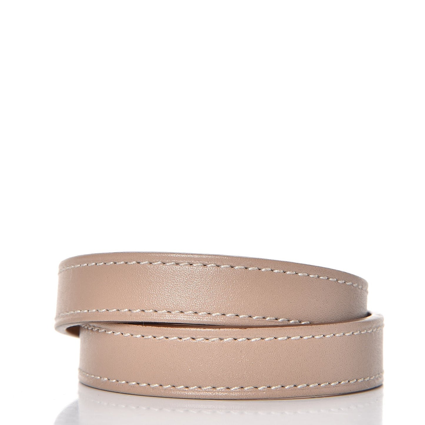 Tadelakt Kelly Double Tour Bracelet M Argile