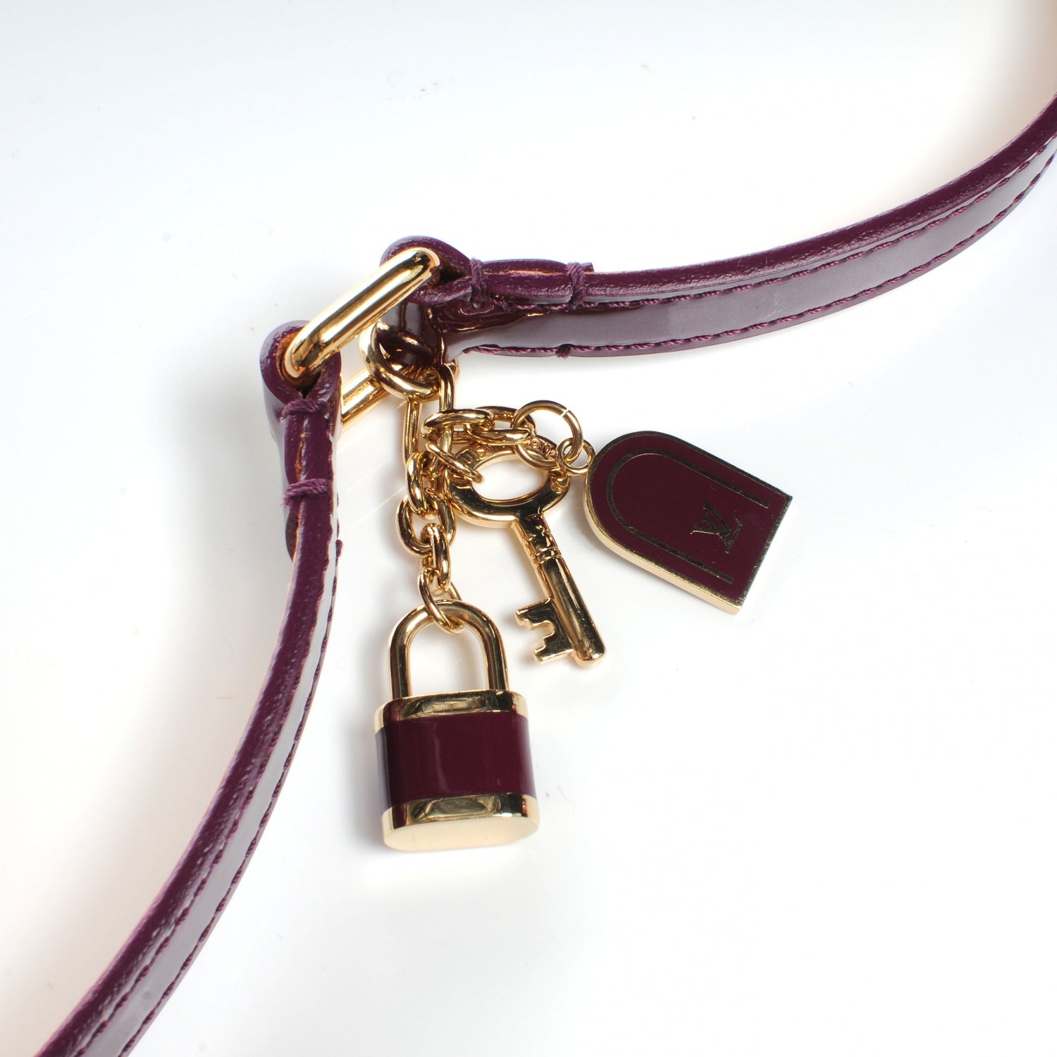 Louis Vuitton Vernis Pampilles Belt 90 36 Violet 4 of 9