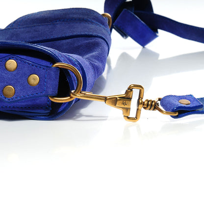 Proenza Schouler Suede PS1 Mini Pouch Messenger Bag Cobalt 10 of 12