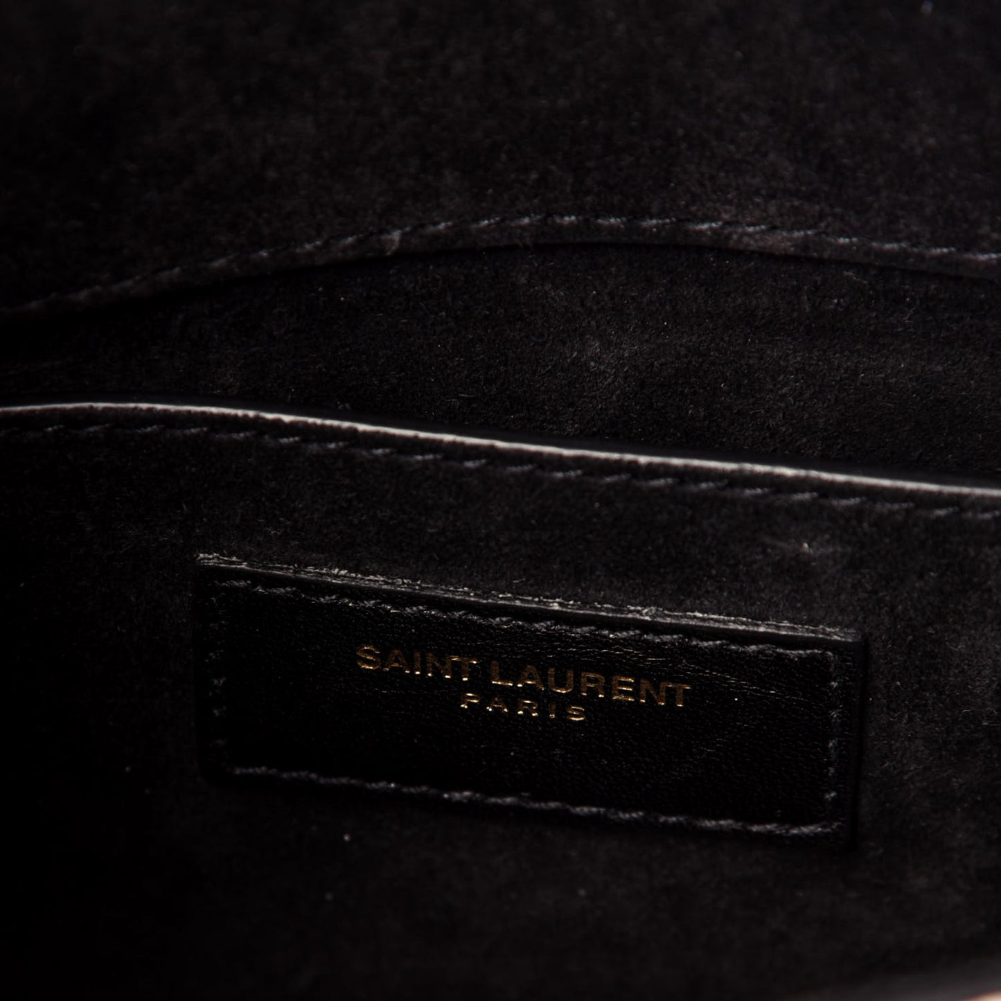 Metallic Calfskin Small Classic Monogram Kate Satchel Gold