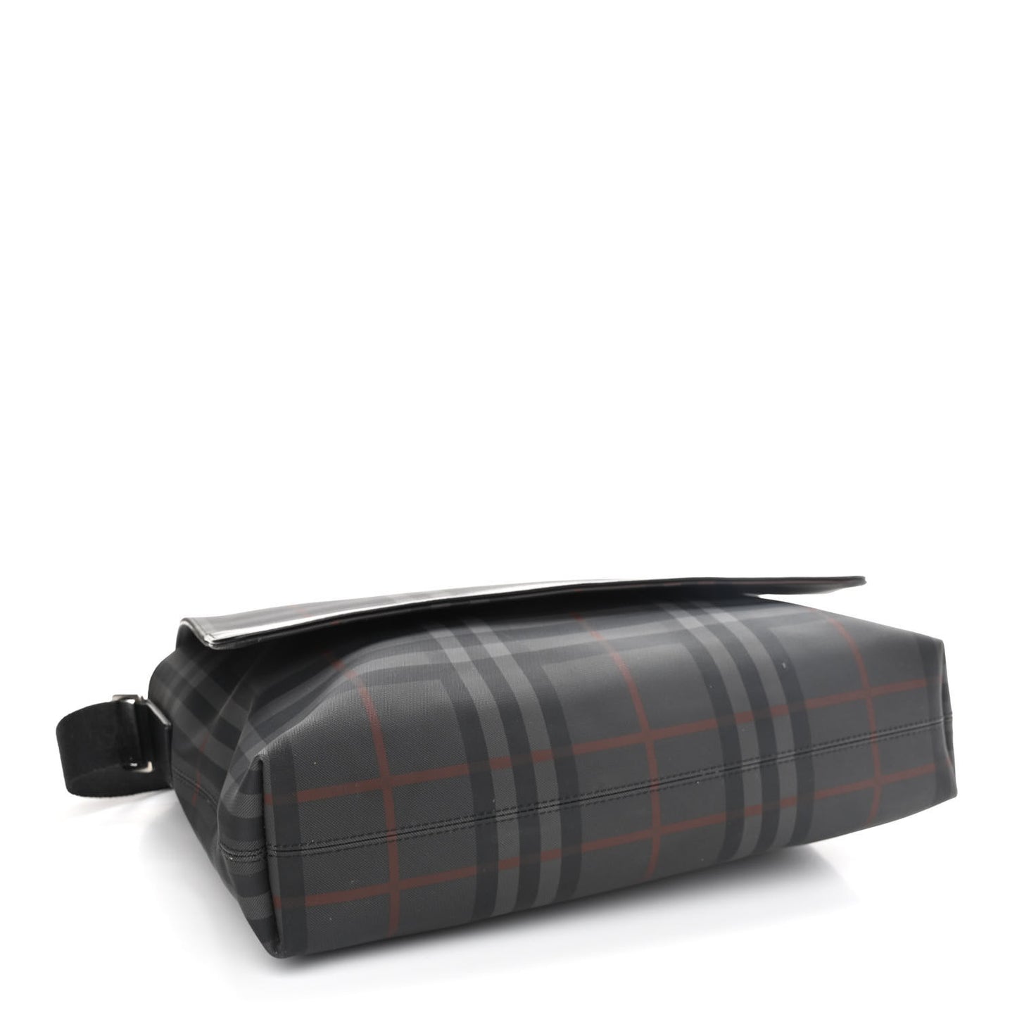 Nylon Smoked Check Messenger Bag