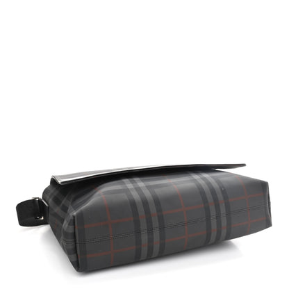 Burberry Nylon Smoked Check Messenger Bag 4 of 17