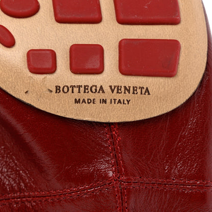 Bottega Veneta Crushed Nappa Madame Pumps 39.5 Burgundy 7 of 8