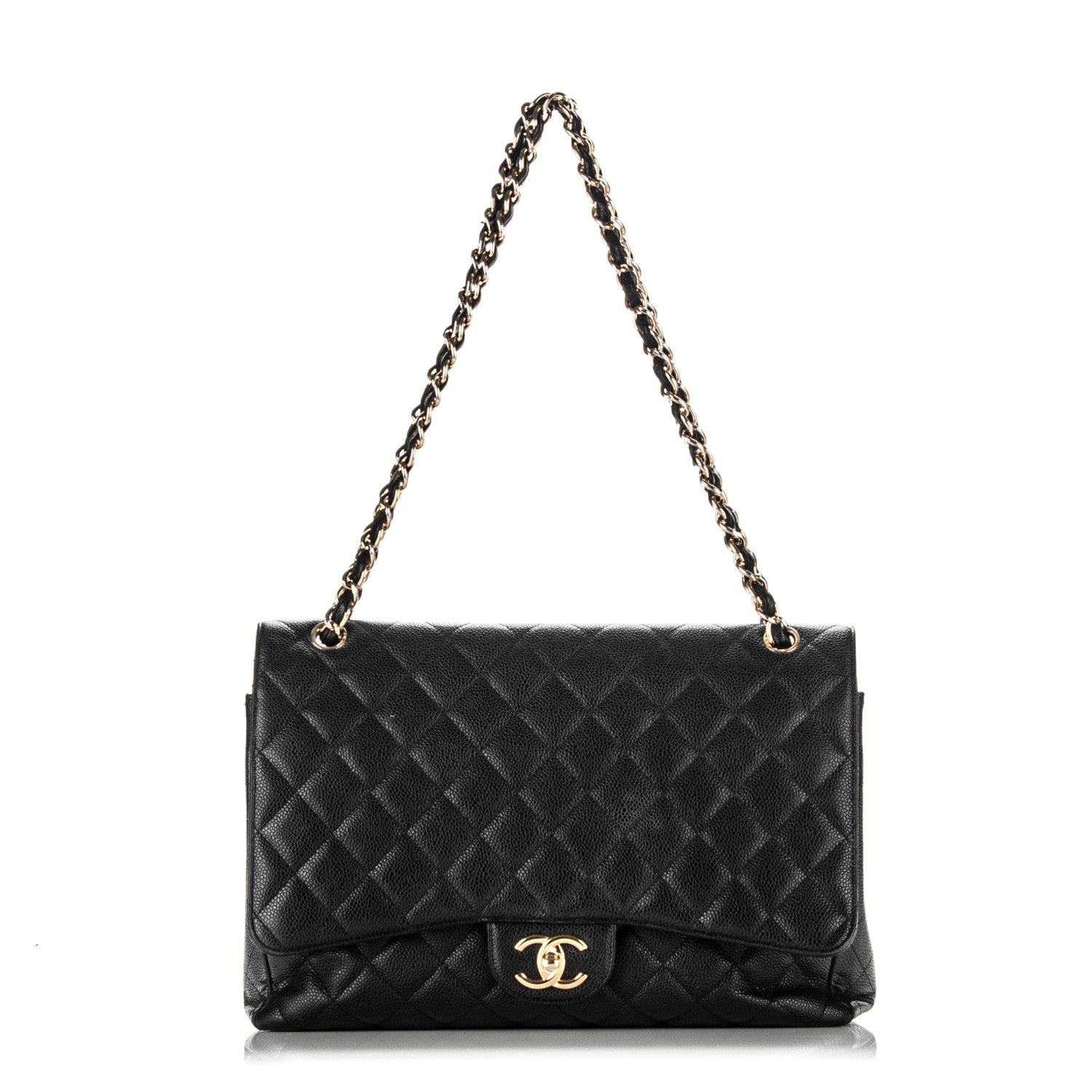 Chanel Caviar Quilted Maxi Double Flap Black 1 of 13