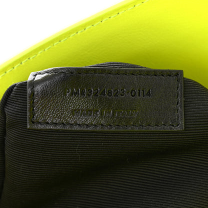Saint Laurent Calfskin Small Sac De Jour Bag Neon Yellow 7 of 22