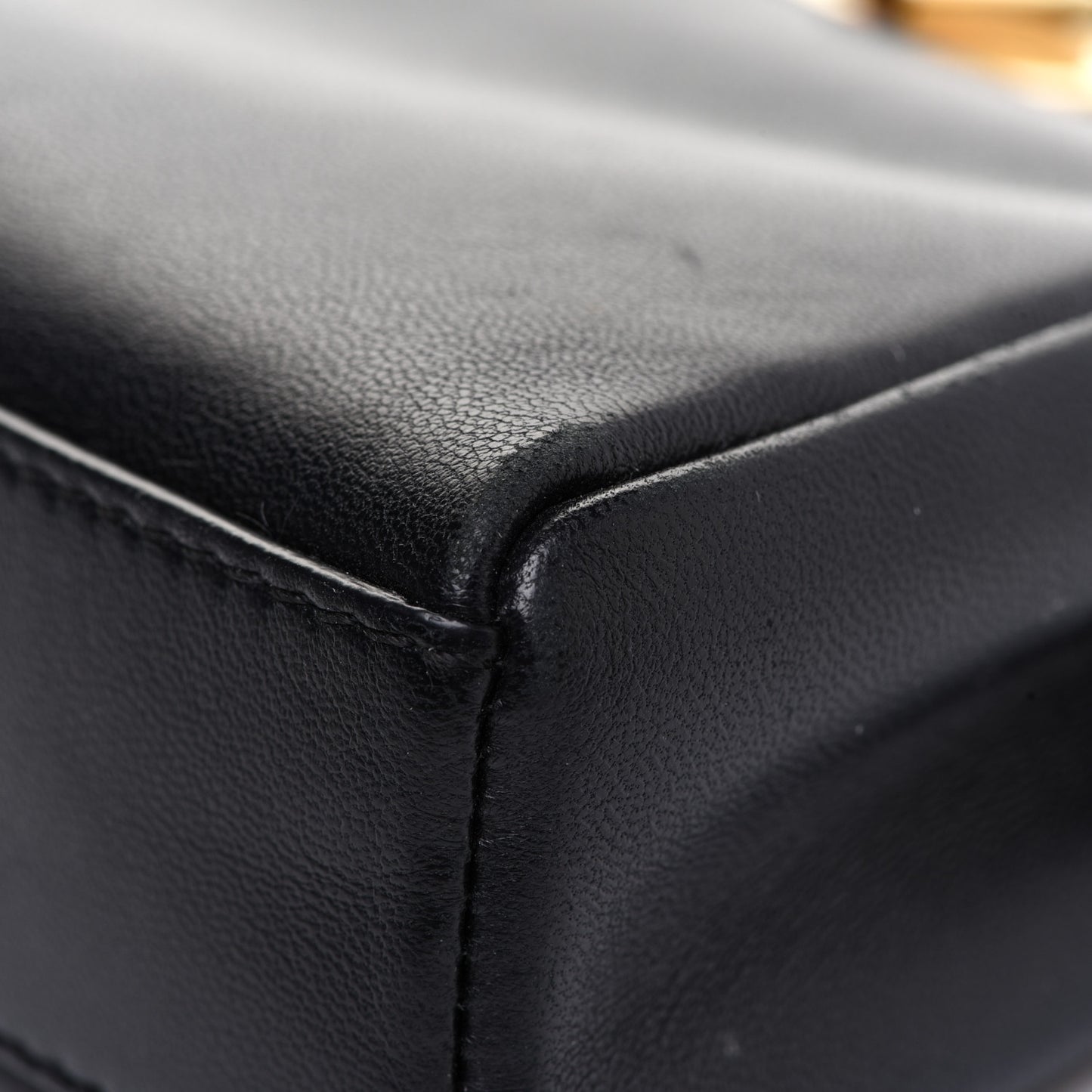 Nappa Micro Peekaboo Iconic Satchel Black