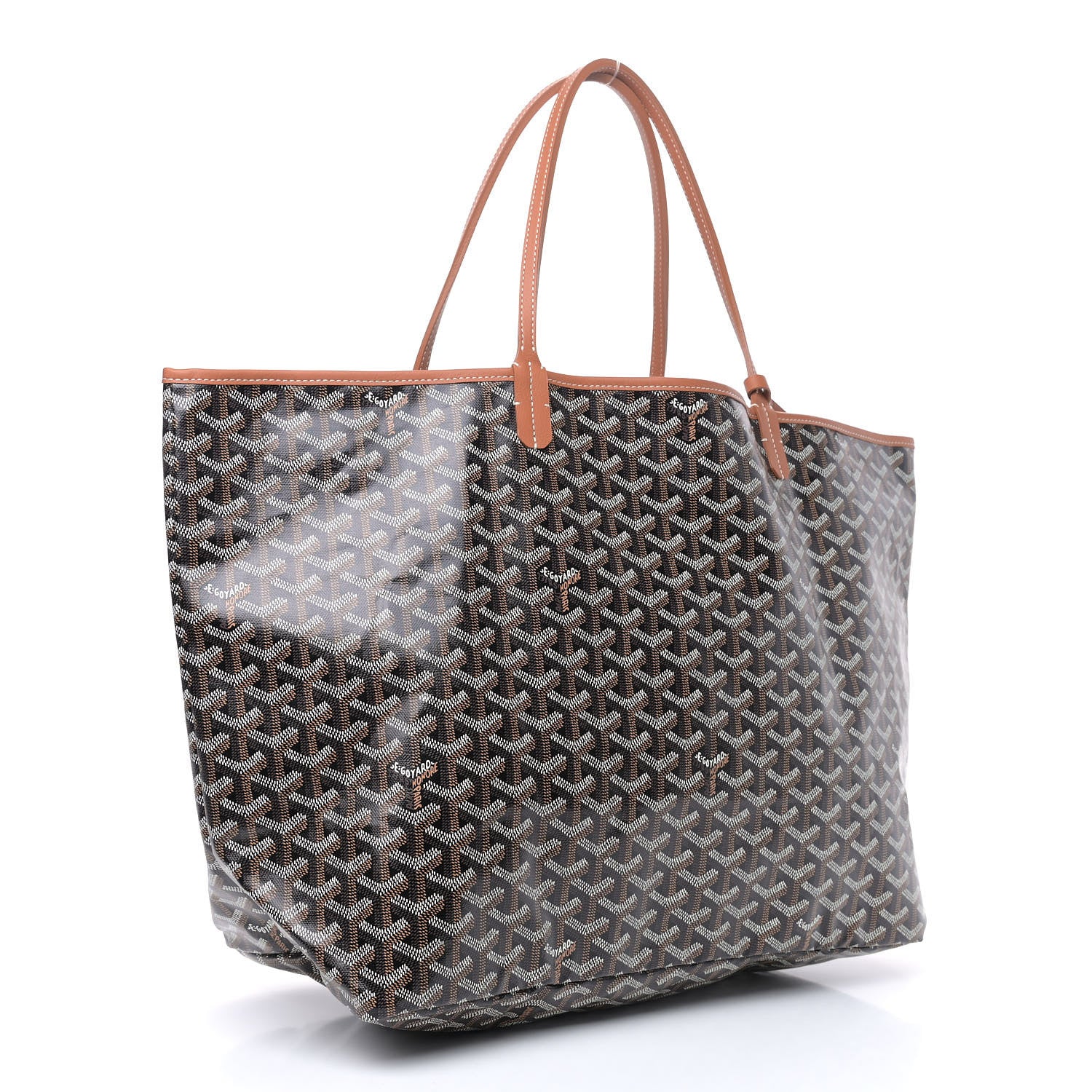 Goyard Goyardine Saint Louis GM Black Gold 3 of 9