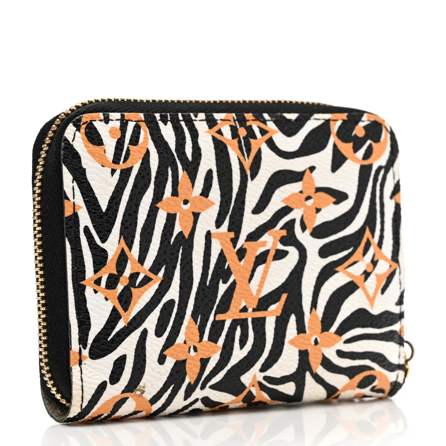 Louis Vuitton Monogram Giant Jungle Zippy Coin Purse Ivory 3 of 10