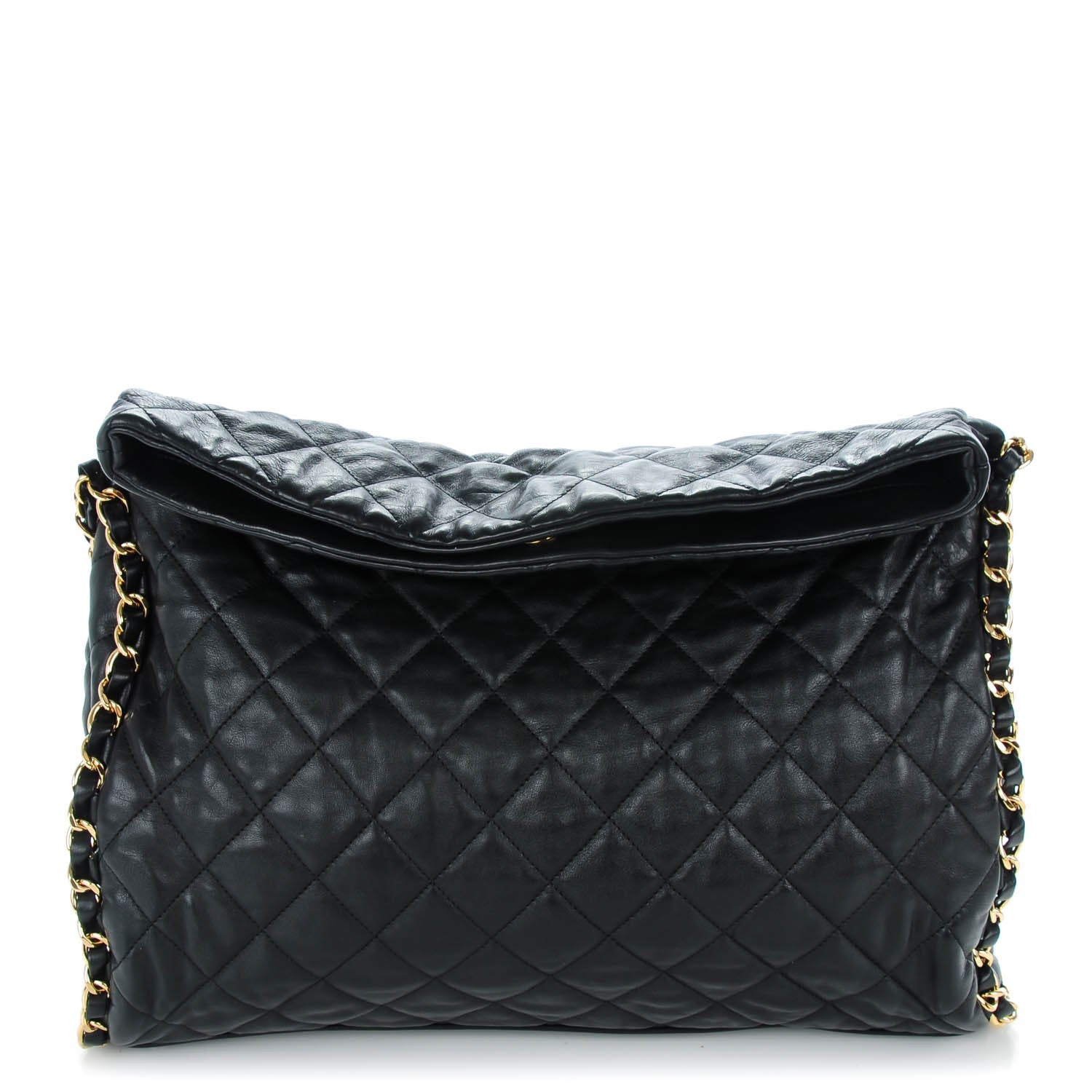Chanel Calfskin Quilted Large Chain Me Hobo Black 1 of 7