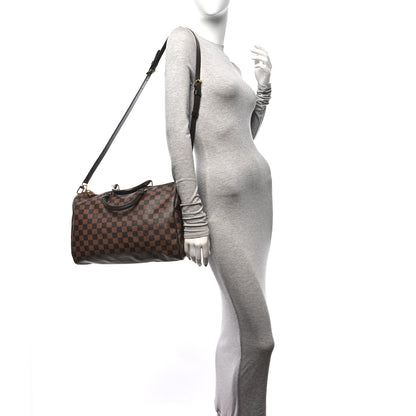 Louis Vuitton Damier Ebene Speedy Bandouliere 35 2 of 14