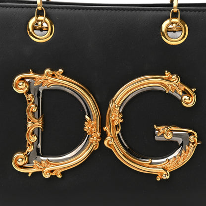 Dolce & Gabbana Nappa Large DG Girls Tote Black 8 of 10