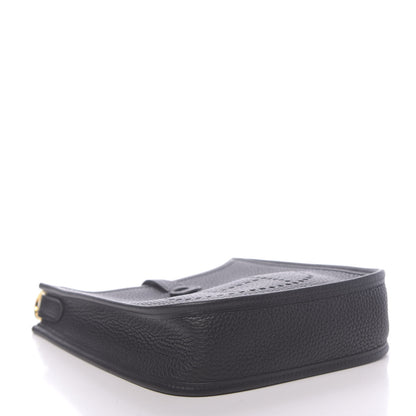 Hermes Taurillon Clemence Evelyne TPM Black 4 of 11