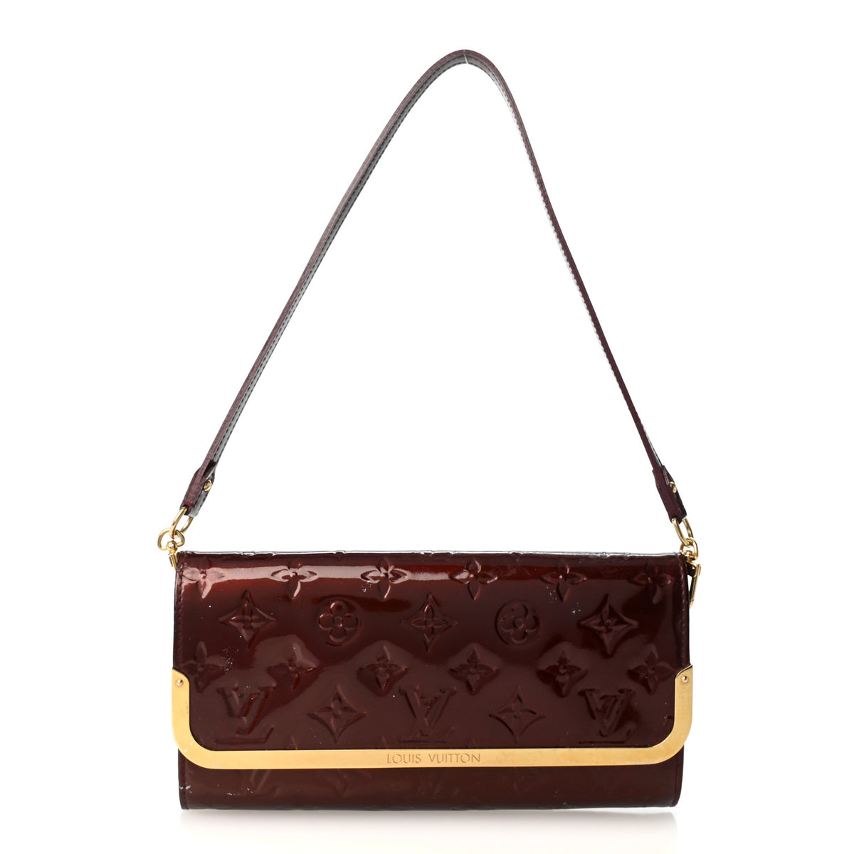 Louis Vuitton Vernis Rossmore MM Amarante 2 of 17