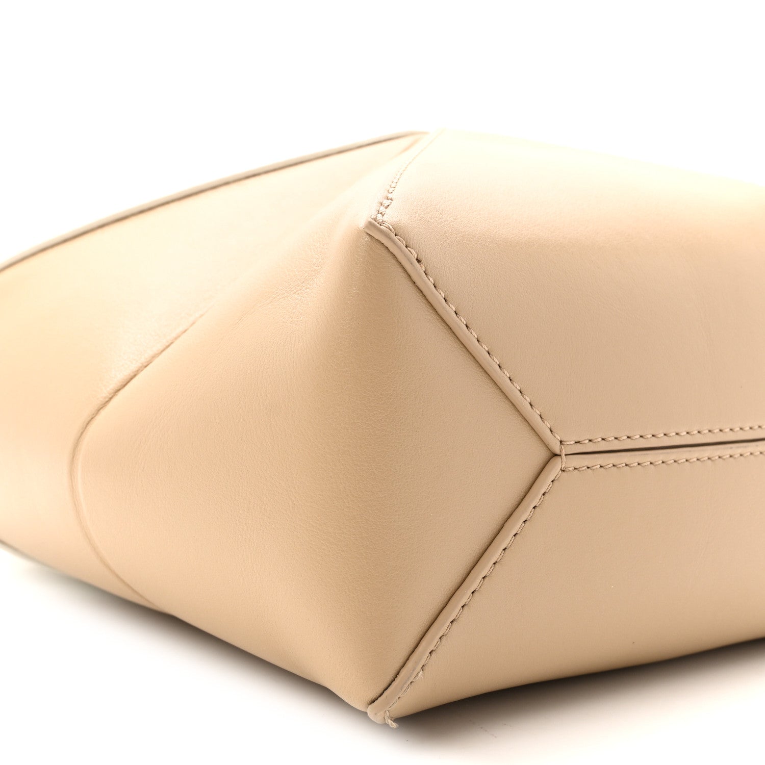 Loewe Shiny Calfskin Mini Puzzle Fold Tote Soft White Paper Craft 9 of 10