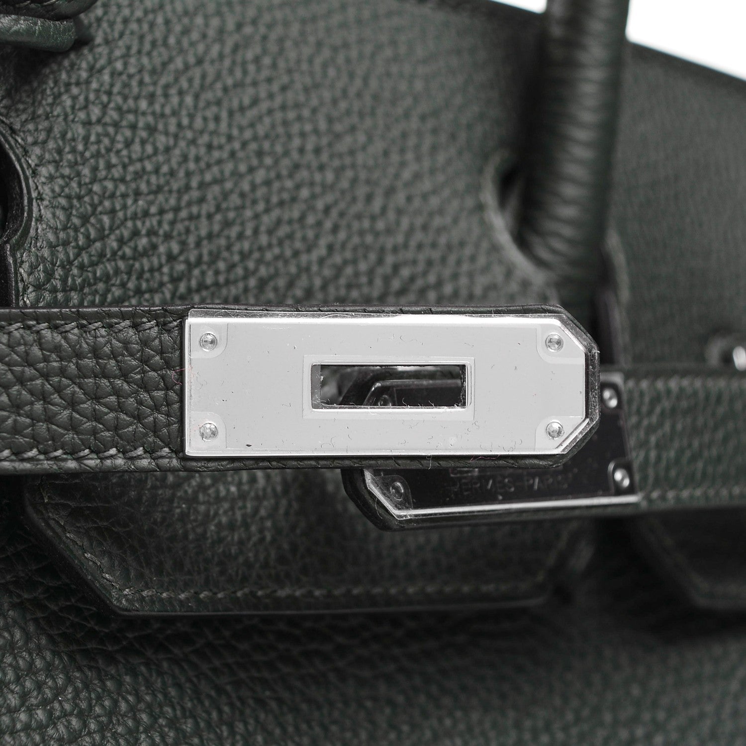 Hermes Togo Birkin 30 Vert Fonce 17 of 33
