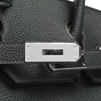 Hermes Togo Birkin 30 Vert Fonce 17 of 33