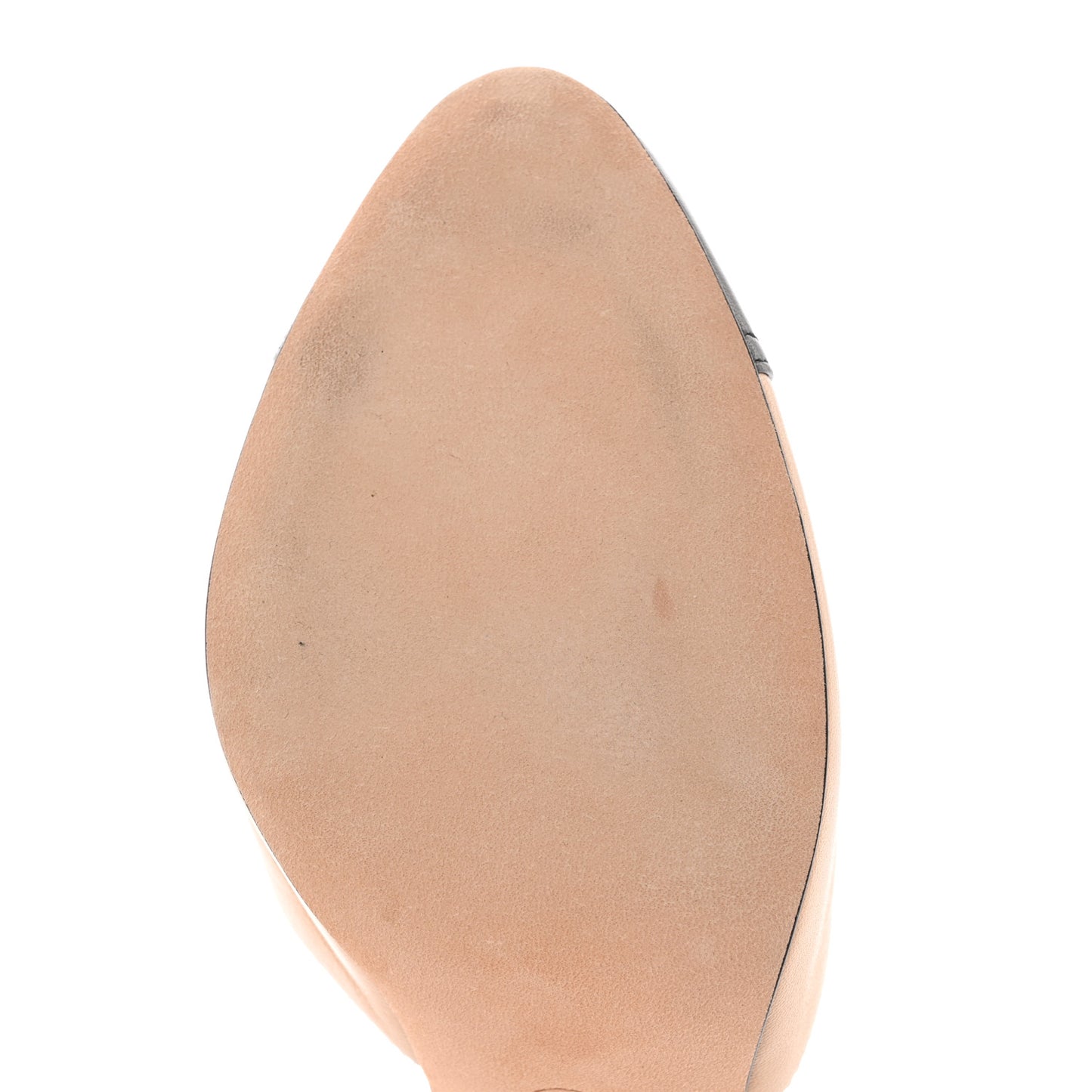Lambskin Cap Toe CC Slingback Pumps 40 Beige Black