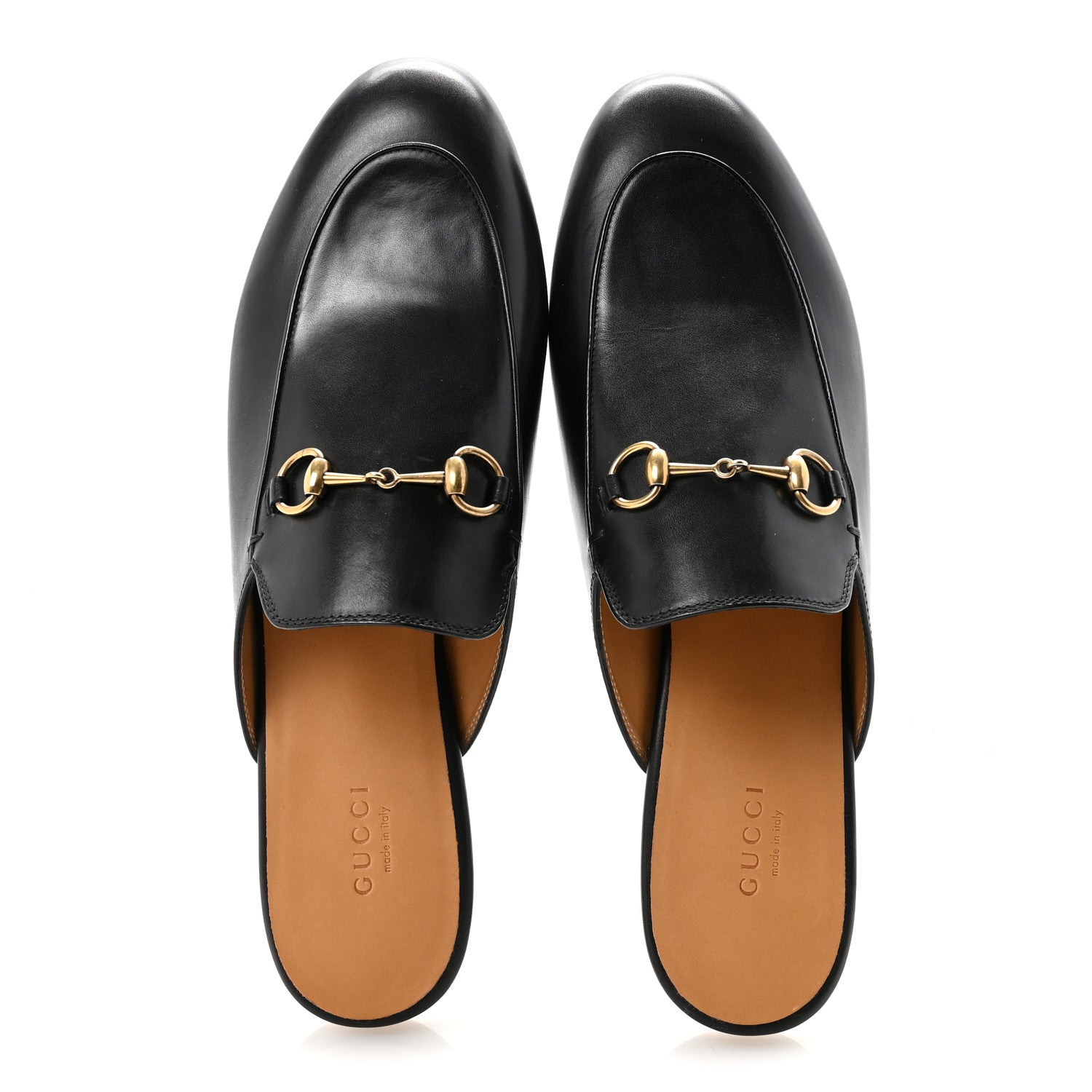 Gucci Calfskin Womens Princetown Slippers 40.5 Black 2 of 10