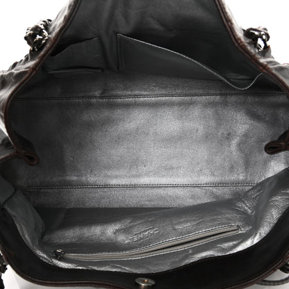 Chanel Glazed Caviar Large East West Modern Chain Tote Brown 5 of 11
