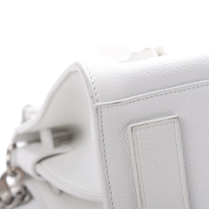 Saint Laurent Grained Calfskin Baby Supple Sac De Jour White 9 of 13