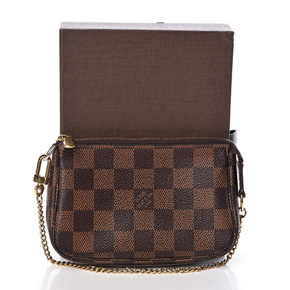 Louis Vuitton Damier Ebene Mini Pochette Accessories 8 of 8