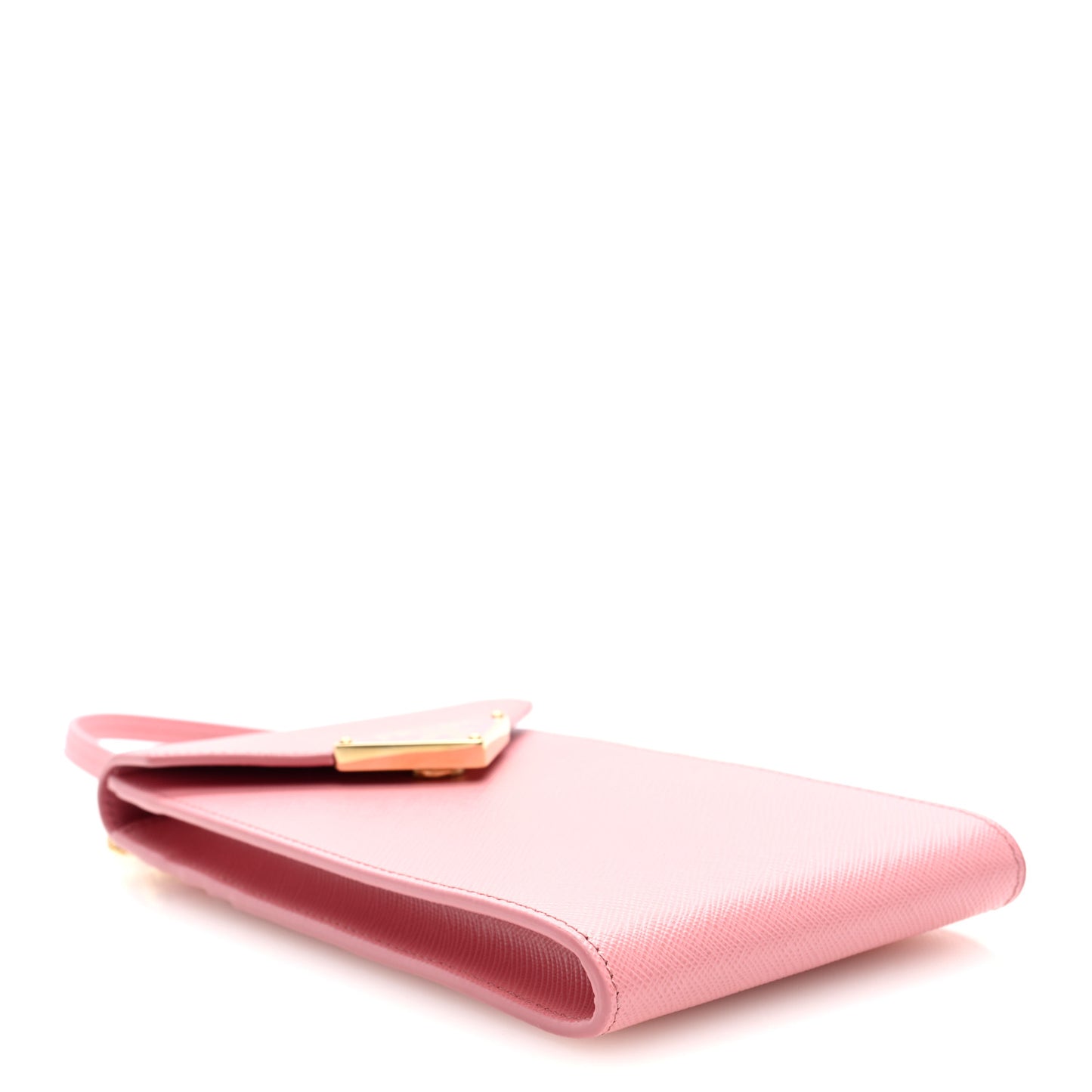 Saffiano Triangle Phone Case Crossbody Pouch Petalo