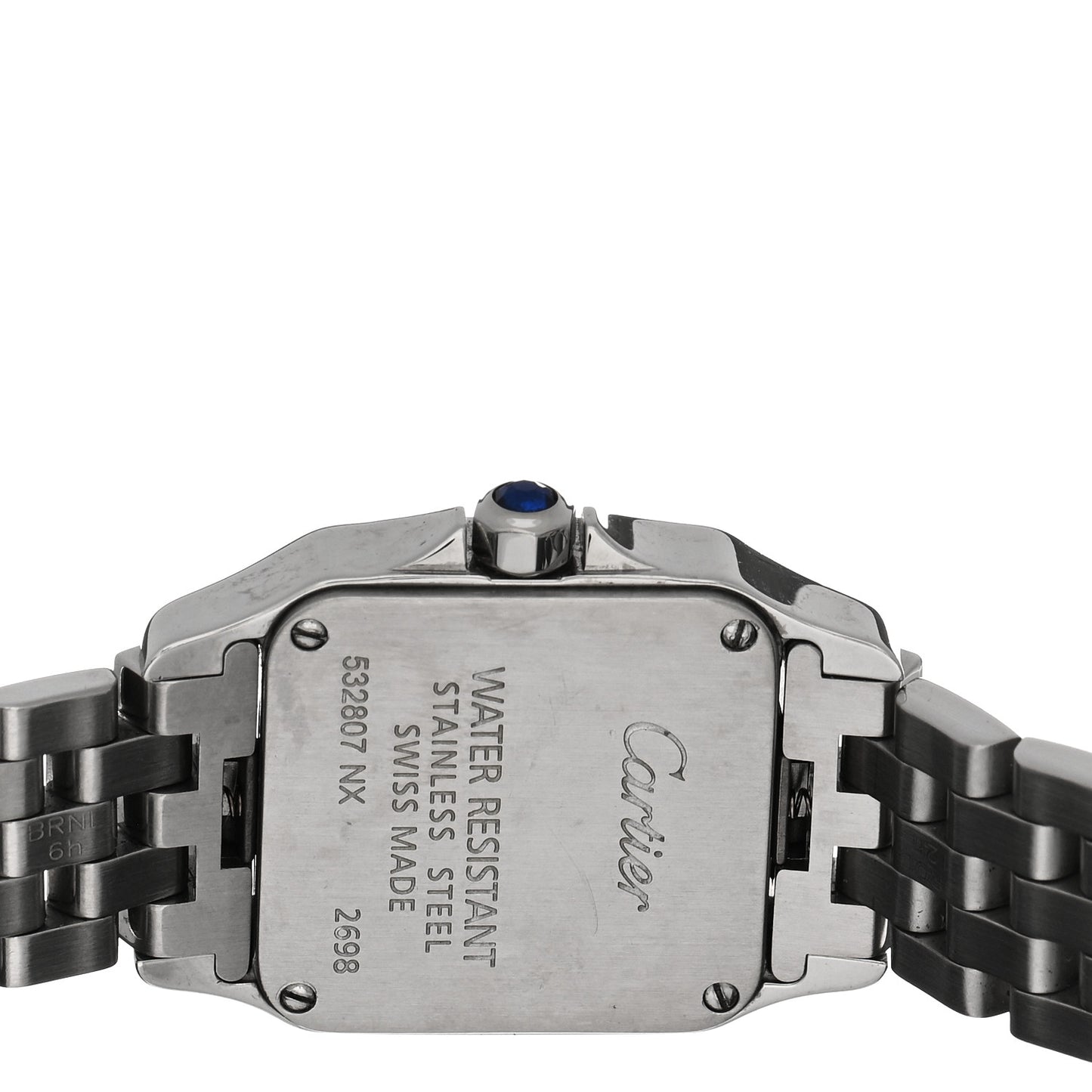 Stainless Steel 20mm Santos Demoiselle Quartz Watch