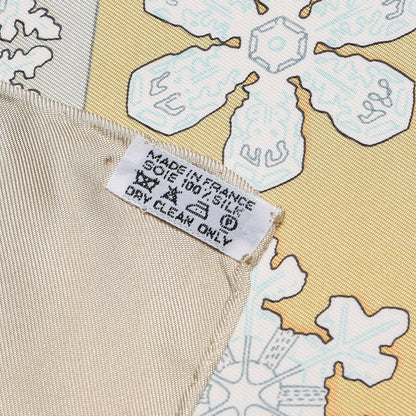 Hermes Silk Feux de L'hiver Scarf 90 5 of 6