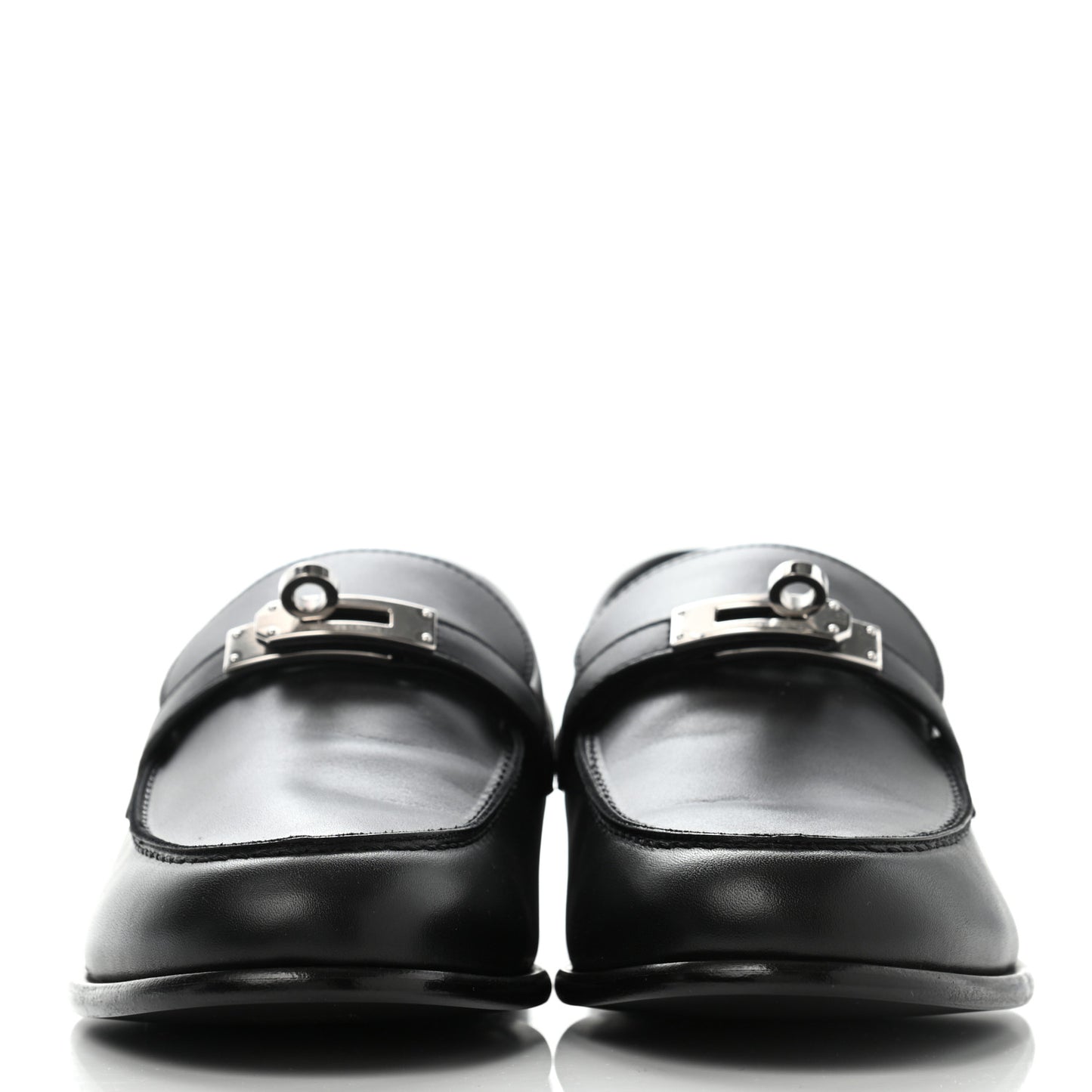 Calfskin Womens Destin Loafer 41 Black