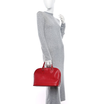 Louis Vuitton Epi Alma PM Castillan Red 2 of 9