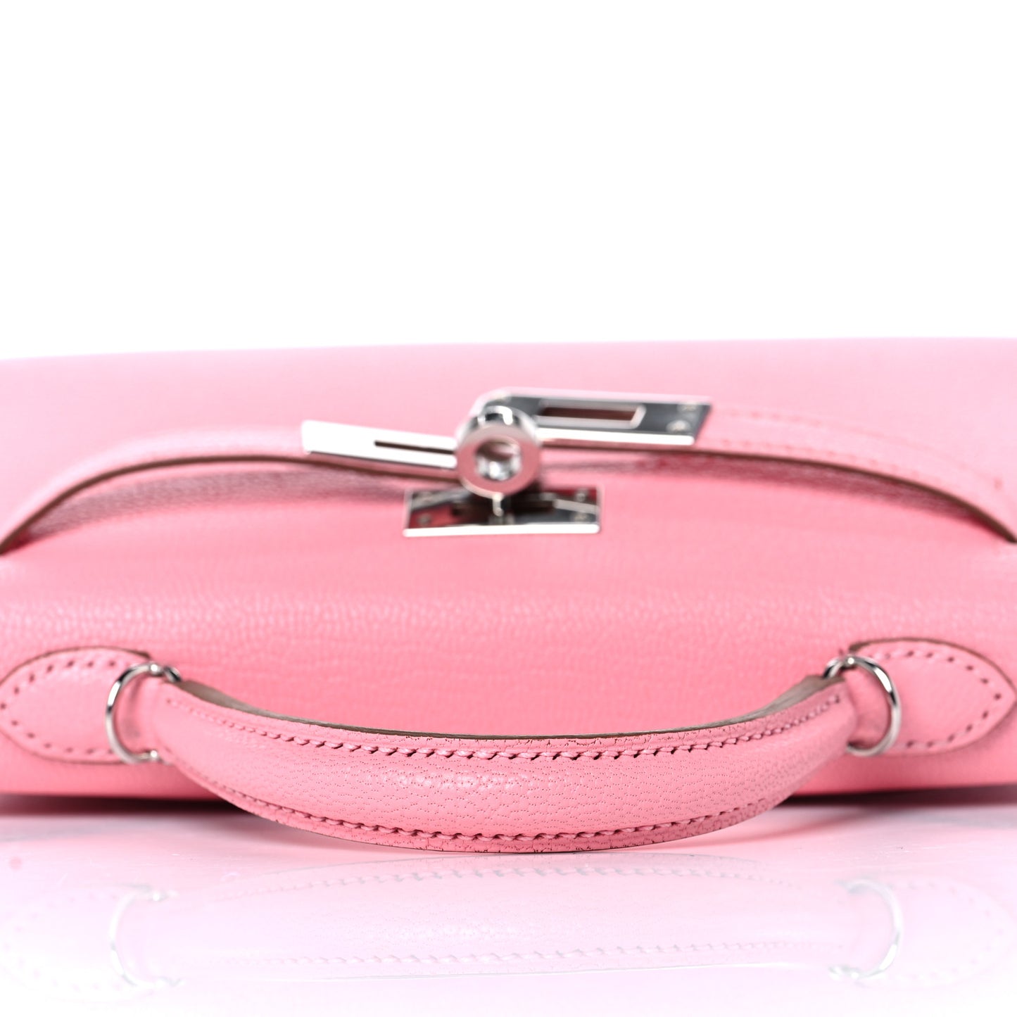Chevre Mysore Mini Kelly Sellier 20 Rose Confetti