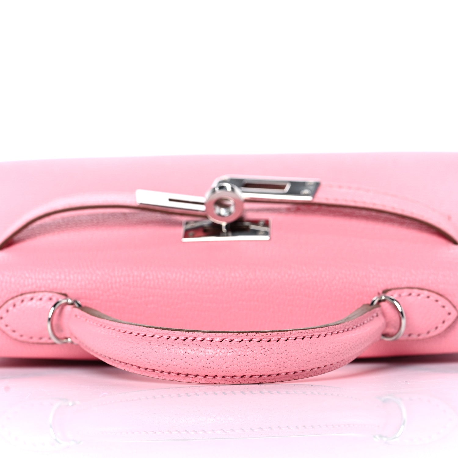 Hermes Chevre Mysore Mini Kelly Sellier 20 Rose Confetti 12 of 29