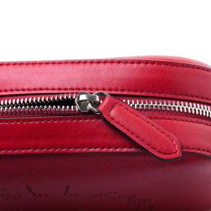 Stella McCartney Eco Alter Nappa Perforated Logo Mini Bag Red Amore 10 of 13