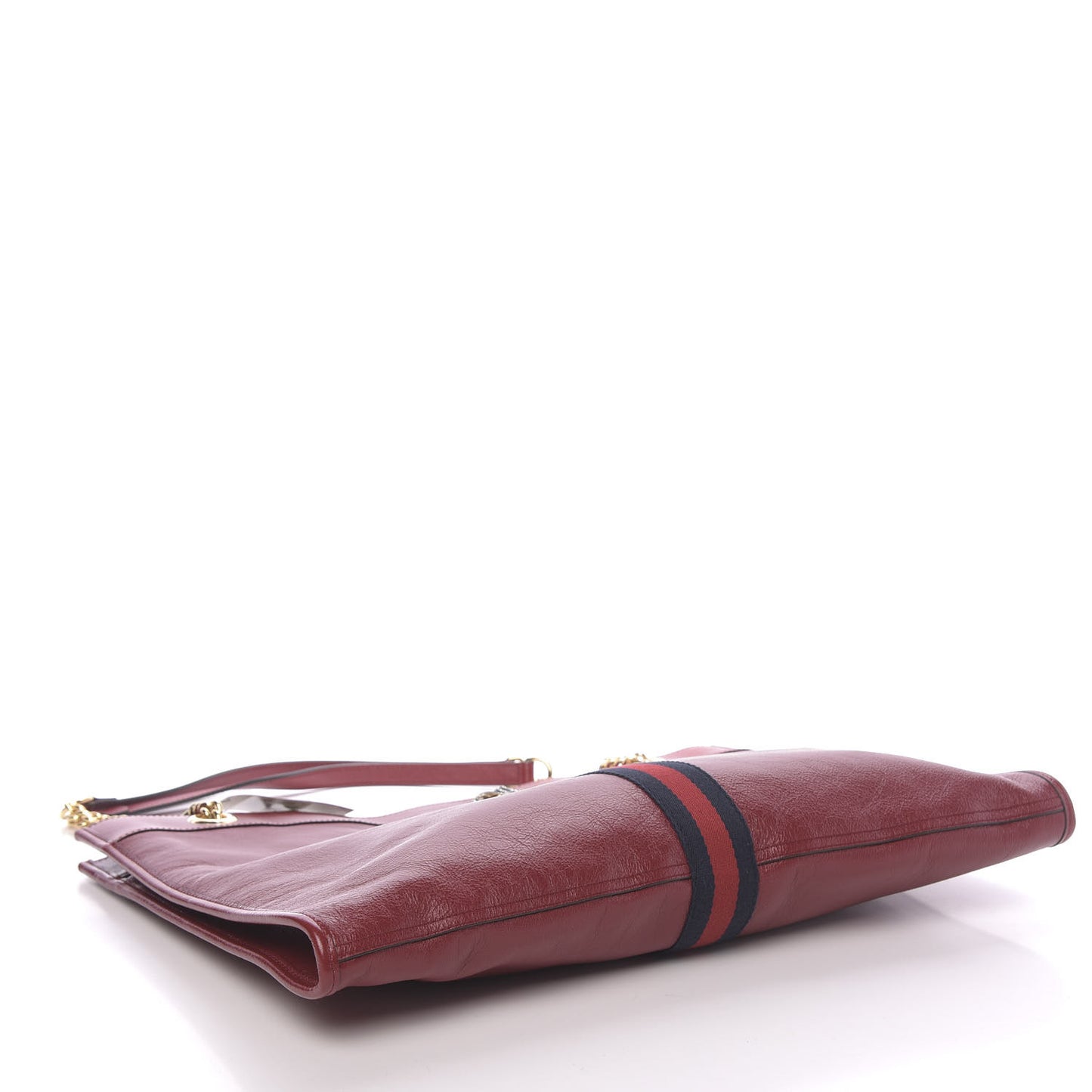 Calfskin Large Rajah Chain Tote Romantic Cherry