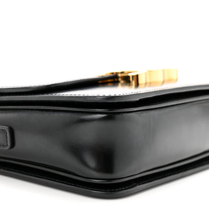 Celine Shiny Calfskin Small Triomphe Black 9 of 10