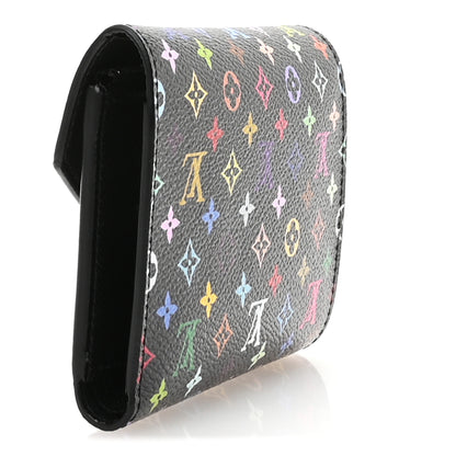 Louis Vuitton LV x TM Monogram Multicolor Victorine Wallet Black 3 of 6