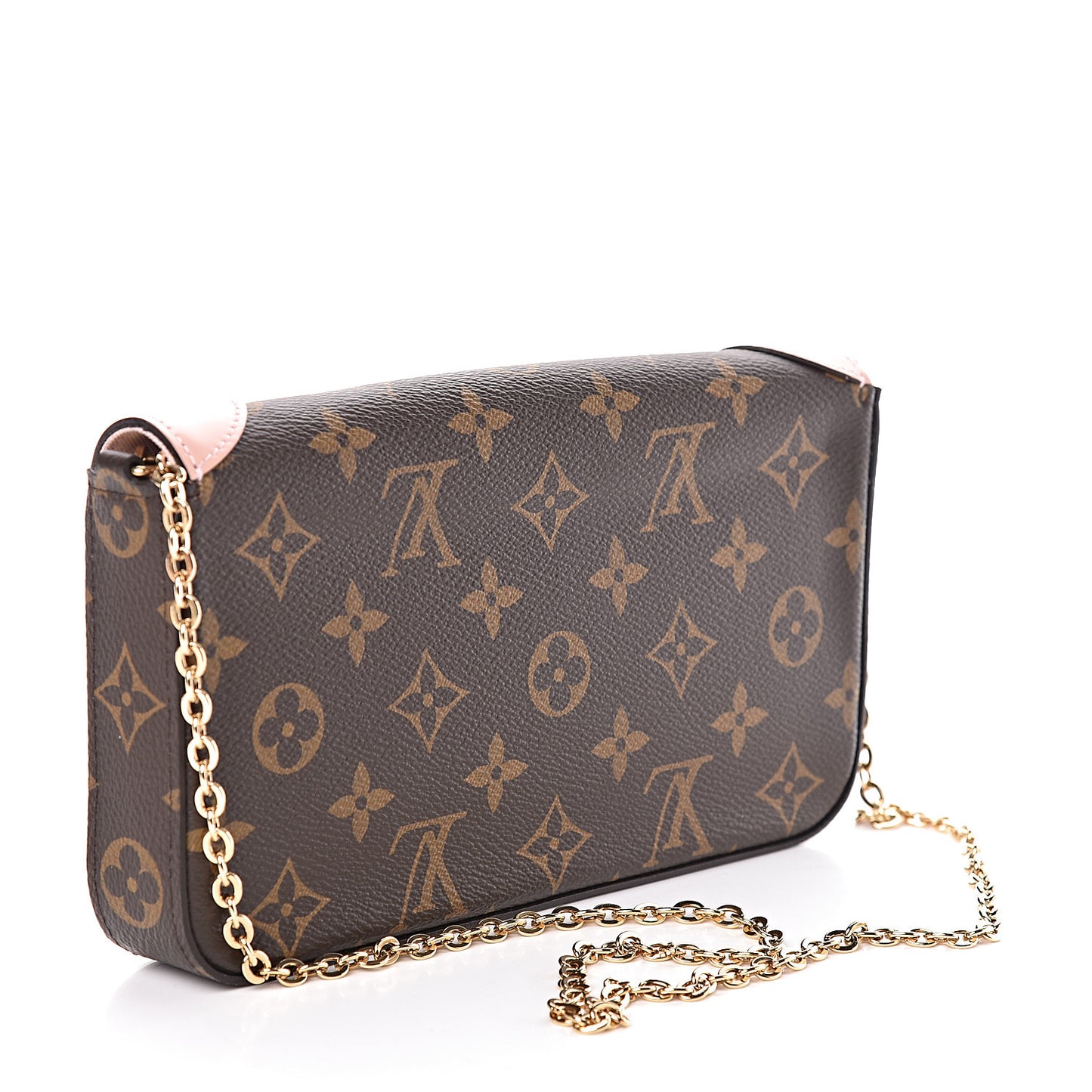 Monogram Valentine Dog Pochette Felicie Chain Wallet