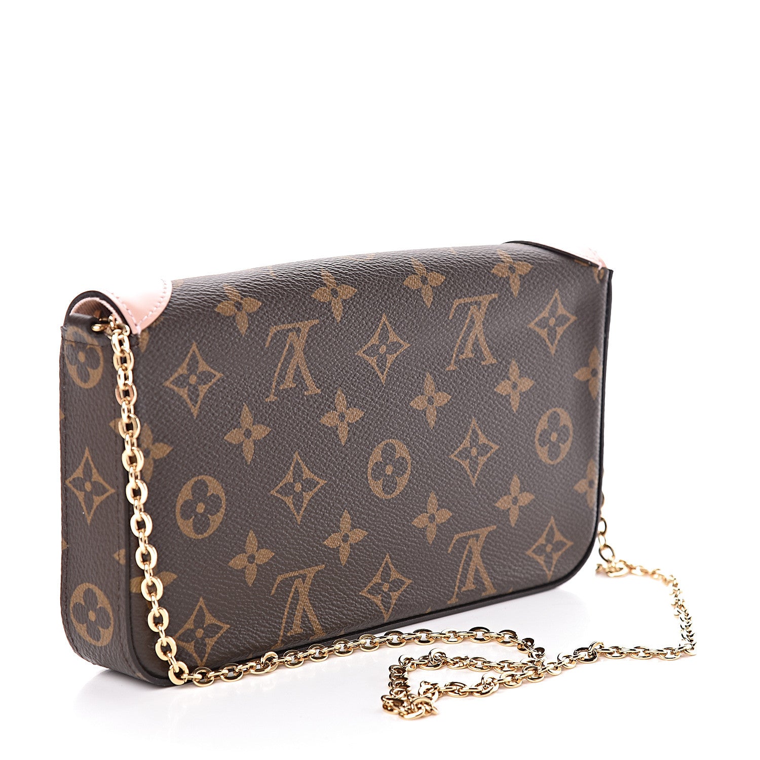 Louis Vuitton Monogram Valentine Dog Pochette Felicie Chain Wallet 4 of 11
