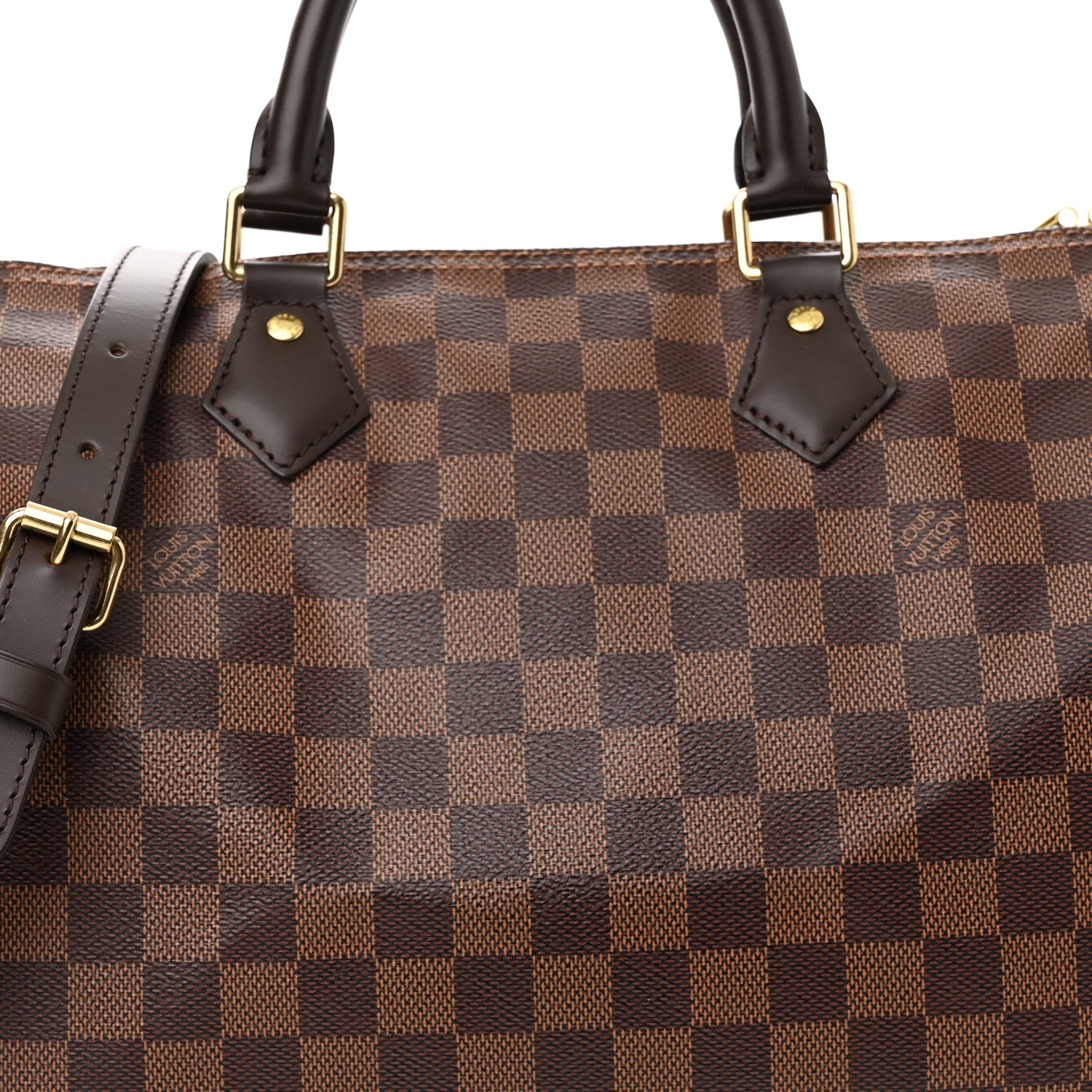 Louis Vuitton Damier Ebene Speedy Bandouliere 30 7 of 9
