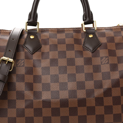 Louis Vuitton Damier Ebene Speedy Bandouliere 30 7 of 9
